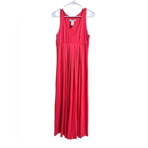 Karen Alexander Boston Proper Coral Maxi Dress Size 6 | Made in USA